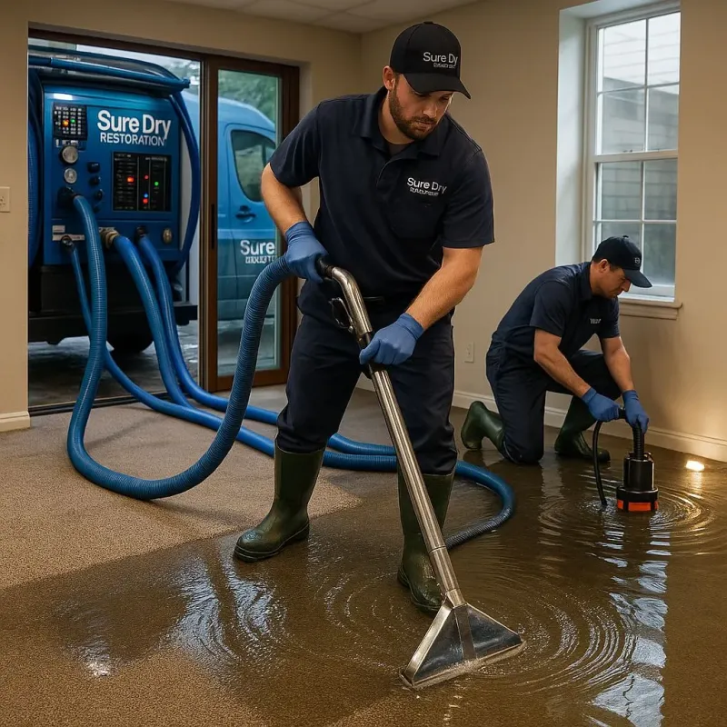 Water Extraction and Removal process in Ashland, PA